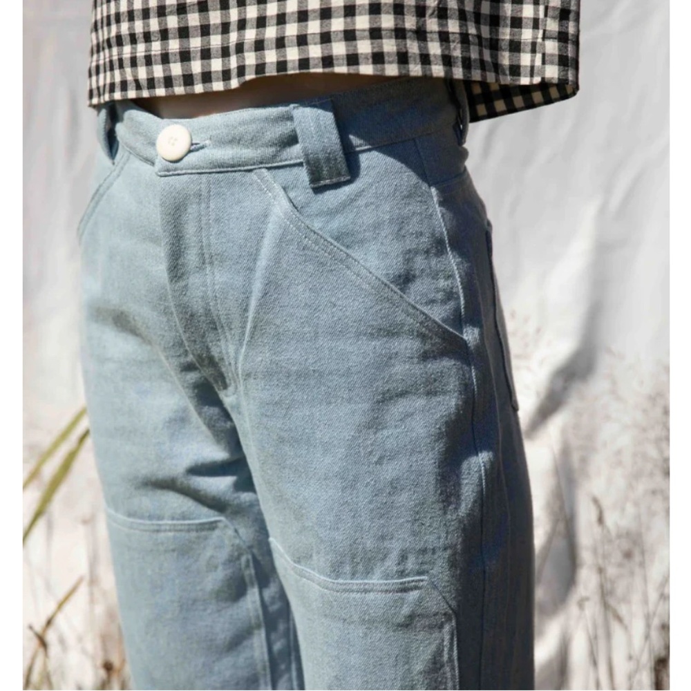 Shelter Clothing, Brewers Jeans, Size 4, Light Denim, EUC